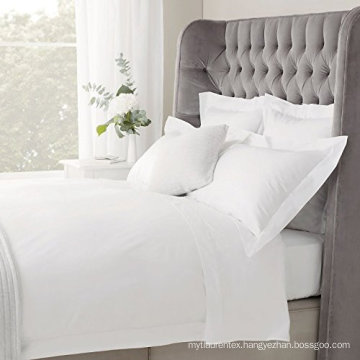 high quality twin size 100% cotton white duvet cover for hotel